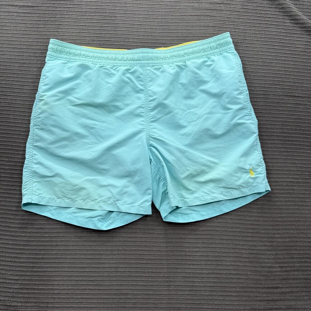 Polo‎ Ralph Lauren Swim Shorts Mens Large Mesh Lined Trunks Drawstring Bathing